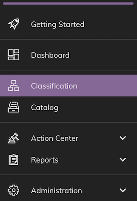 navigate to classification