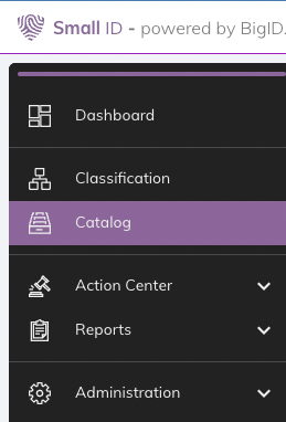Navigate to catalog